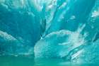 USA-Alaska-Glacier Bay National Park Icebergs from McBride Glacier Art Print